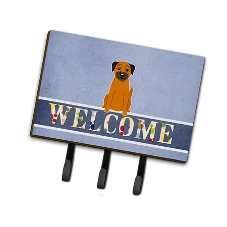 Carolines Treasures Border Terrier Welcome Leash or Key Holder BB5620TH68